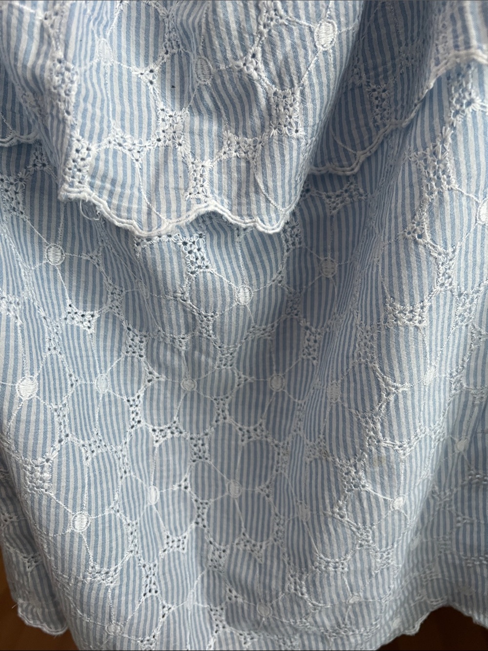 Light blue off the shoulder top - Picture 2 of 8